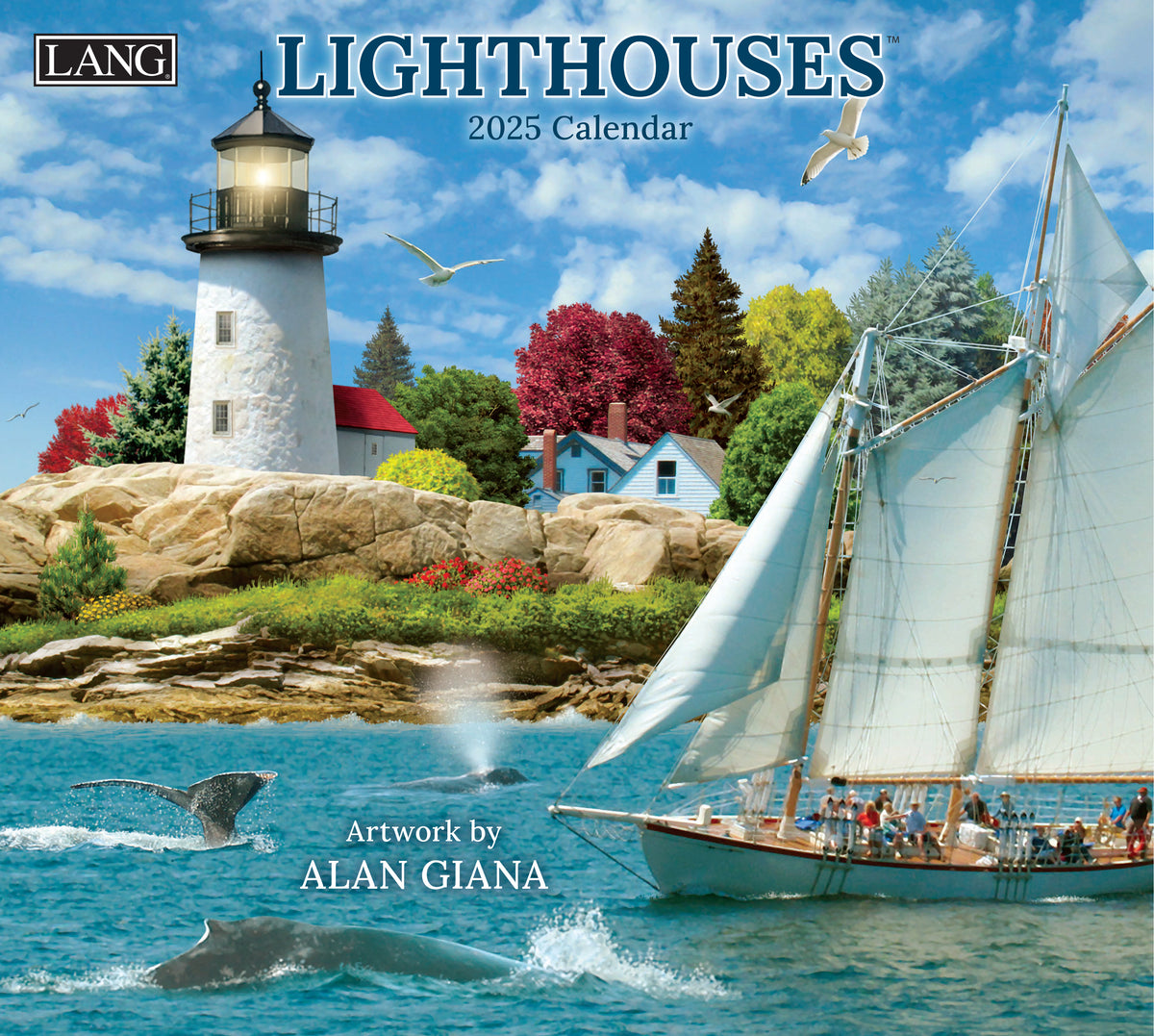 2025 Lang Calendar Lighthouses Lang Calendars Canada