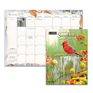 Monthly Pocket Planner - Songbirds