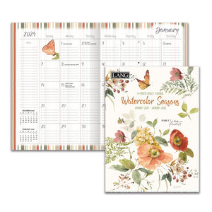 Monthly Pocket Planner - Watercolor Seasons