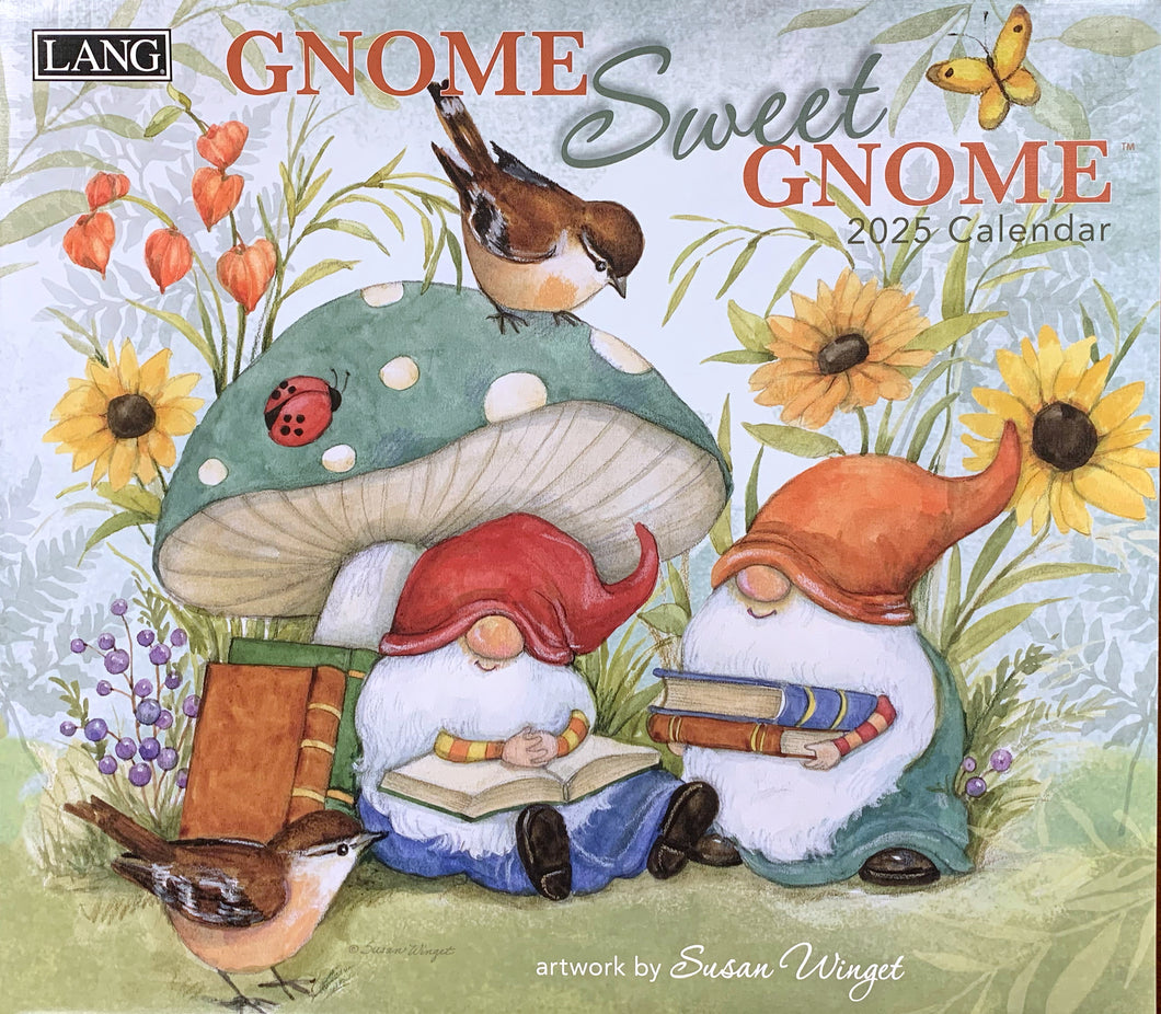 2025 Lang Calendar - Gnome Sweet Gnome