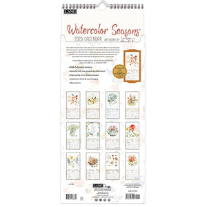 Vertical Wall Calendar - Watercolor Seasons