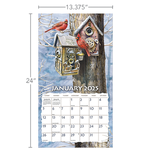 2025 Lang Calendar - Birdhouses