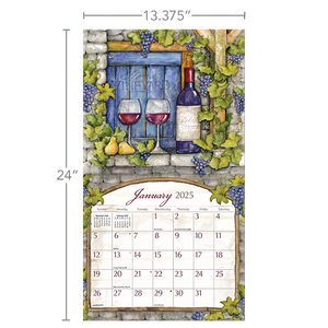 2025 Lang Calendar - Wine Country