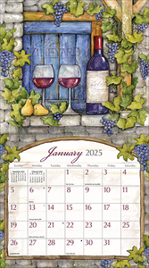 2025 Lang Calendar - Wine Country