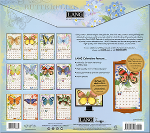 2025 Lang Calendar - Butterflies