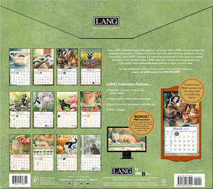 2025 Lang Calendar - Cats in the Country