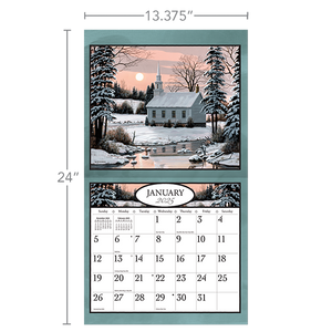 2025 Lang Calendar - Country Churches