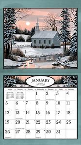 2025 Lang Calendar - Country Churches