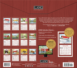 2025 Lang Calendar - Covered Bridge