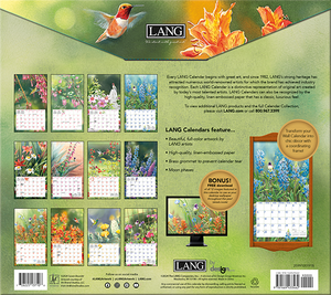 2025 Lang Calendar - Hummingbirds