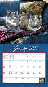 2025 Lang Calendar - Love of Cats