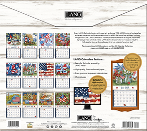 2025 Lang Calendar - Old Glory