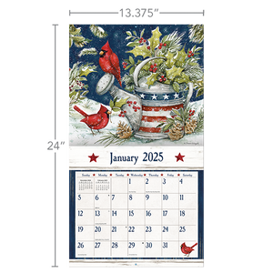 2025 Lang Calendar - Old Glory