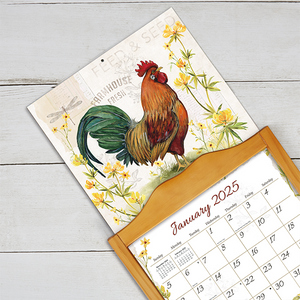 2025 Lang Calendar - Proud Rooster