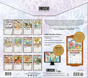 2025 Lang Calendar - Happy Life