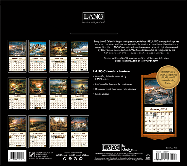 2025 Lang Calendar Terry Redlin Lang Calendars Canada