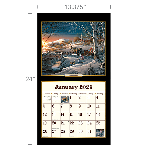 2025 Lang Calendar Terry Redlin Lang Calendars Canada