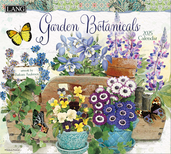 2025 Lang Calendar - Garden Botanicals