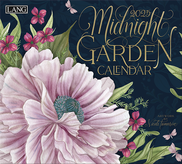 2025 Lang Calendar - Midnight Garden